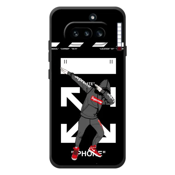 Чехол с принтом «Суприм» для Nothing Phone (4a)