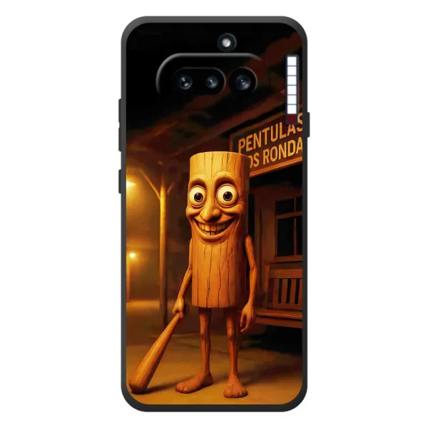 Чехол с принтом «Тунг тунг сахур» для Nothing Phone (4a)