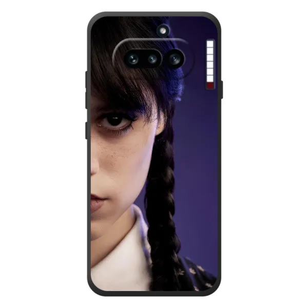 Чехол с принтом «Загадочный взгляд Уэнздей» для Nothing Phone (4a) Чехол с принтом «Загадочный взгляд Уэнздей» для Nothing Phone (4a)