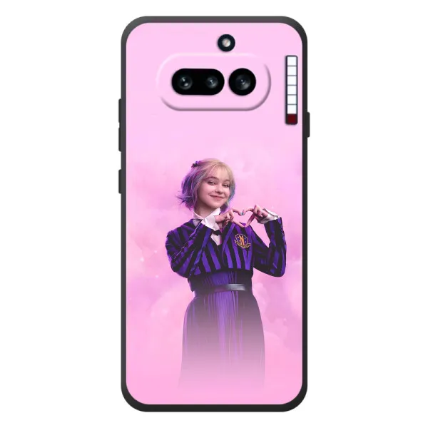 Чехол с принтом «Яркая Энид Уэнздей» для Nothing Phone (4a) Чехол с принтом «Яркая Энид Уэнздей» для Nothing Phone (4a)