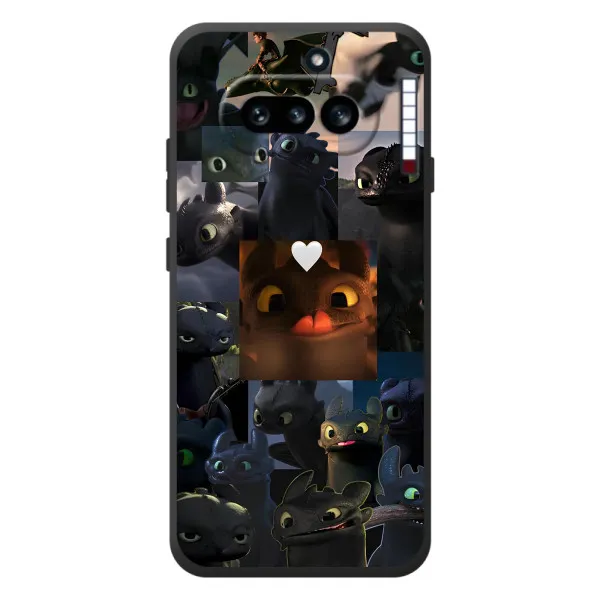 Чохол з принтом «Дракон колаж» для Nothing Phone (4a)