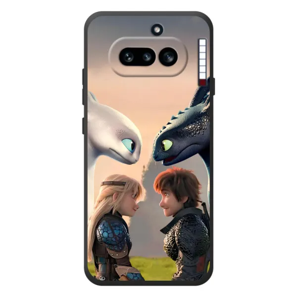 Чохол з принтом «Гикавка і Астрід» для Nothing Phone (4a)