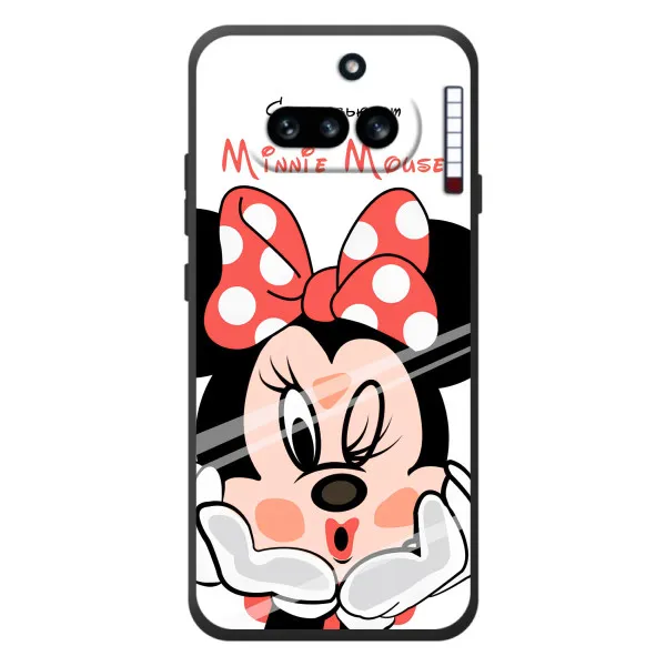 Чехол с принтом «Маус Минни» для Nothing Phone (4a) Чехол с принтом «Маус Минни» для Nothing Phone (4a)