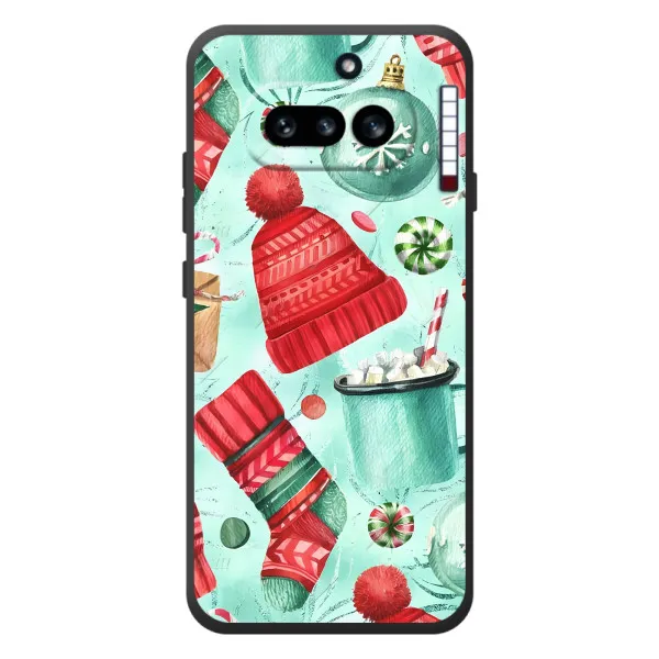 Чехол с принтом «Одежда НГ» для Nothing Phone (4a)