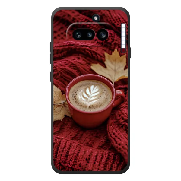 Чехол с принтом «Кофе на пледе» для Nothing Phone (4a)