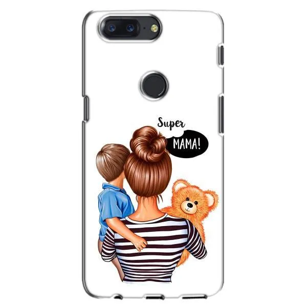 Чехол с принтом «Мама с сыном» для OnePlus 5T