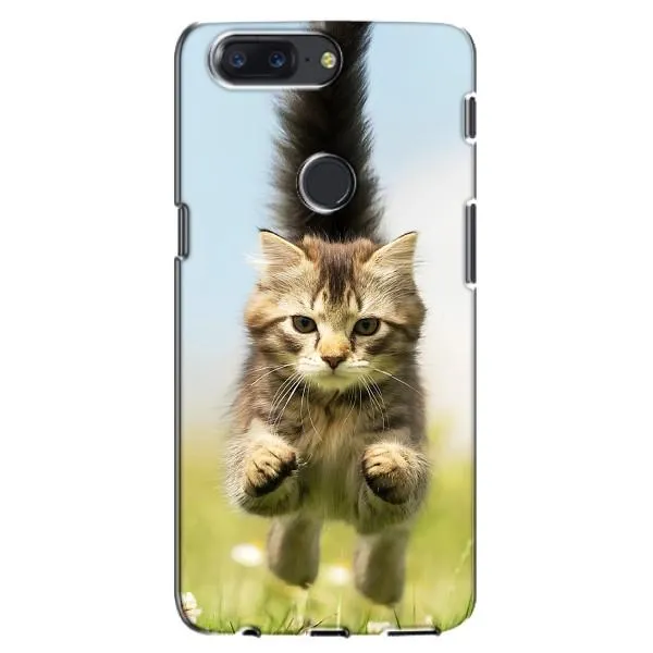 Чехол с принтом «Прыжок кота» для OnePlus 5T