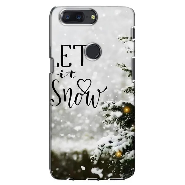 Чехол с принтом «Let it snow» для OnePlus 5T