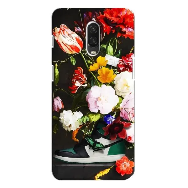 Чехол с принтом «Nike цветы» для OnePlus 6T