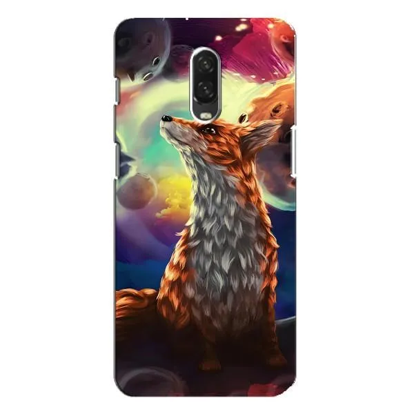 Чехол с принтом «Лисица в космосе» для OnePlus 6T Чехол с принтом «Лисица в космосе» для OnePlus 6T