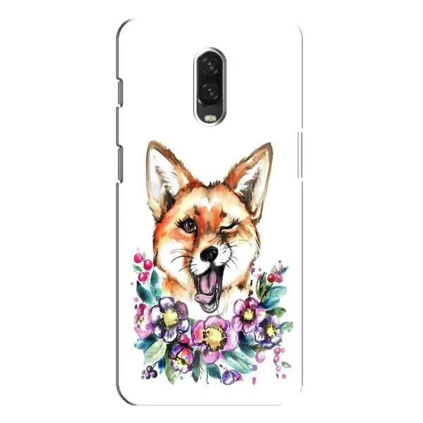 Чехол с принтом «Веселая лисичка» для OnePlus 6T Чехол с принтом «Веселая лисичка» для OnePlus 6T