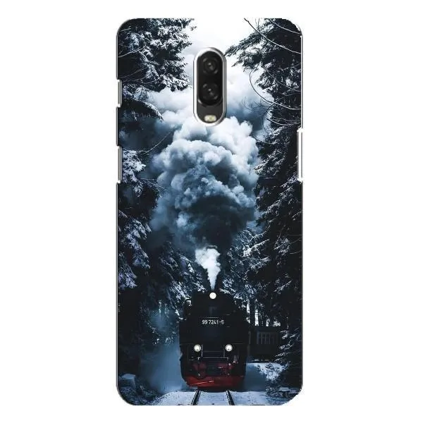 Чехол с принтом «Зимний поезд» для OnePlus 6T