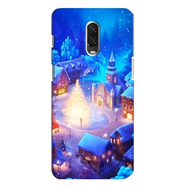 Чехол с принтом «Рождественский город» для OnePlus 6T Чехол с принтом «Рождественский город» для OnePlus 6T