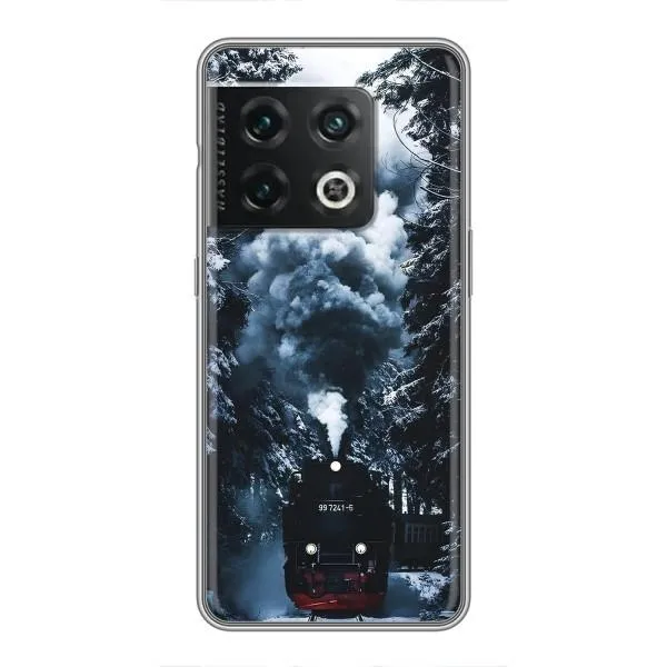 Чехол с принтом «Зимний поезд» для OnePlus 10 Pro