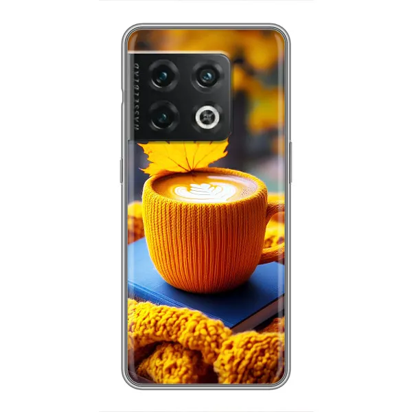 Чехол с принтом «Кофе на желтом пледе» для OnePlus 10 Pro