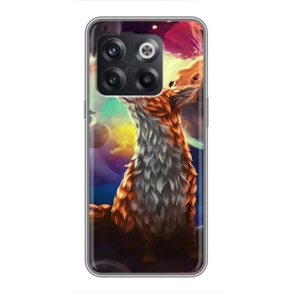 Чехол с принтом «Лисица в космосе» для OnePlus 10T