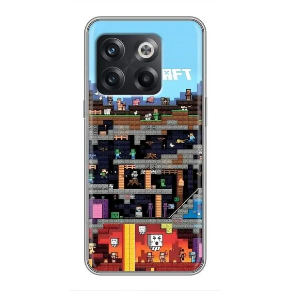 Чохол з принтом «фон Minecraft» для OnePlus 10T Чохол з принтом «фон Minecraft» для OnePlus 10T