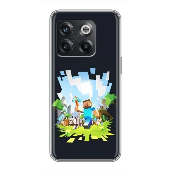 Чохол з принтом «персонажі Minecraft» для OnePlus 10T Чохол з принтом «персонажі Minecraft» для OnePlus 10T