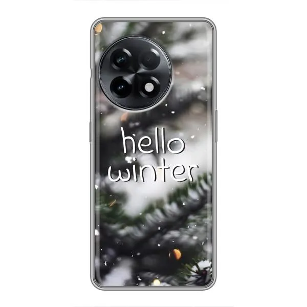 Чохол з принтом «Hello winter» для OnePlus 11 Pro Чохол з принтом «Hello winter» для OnePlus 11 Pro