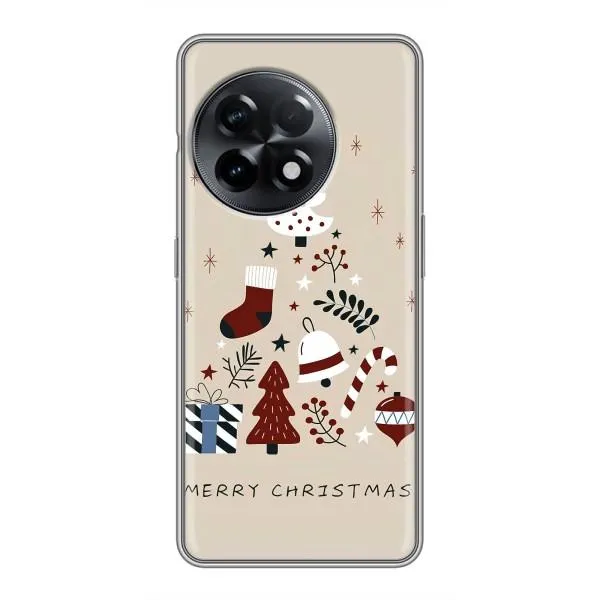 Чехол с принтом «Merry Christmas» для OnePlus 11 Pro