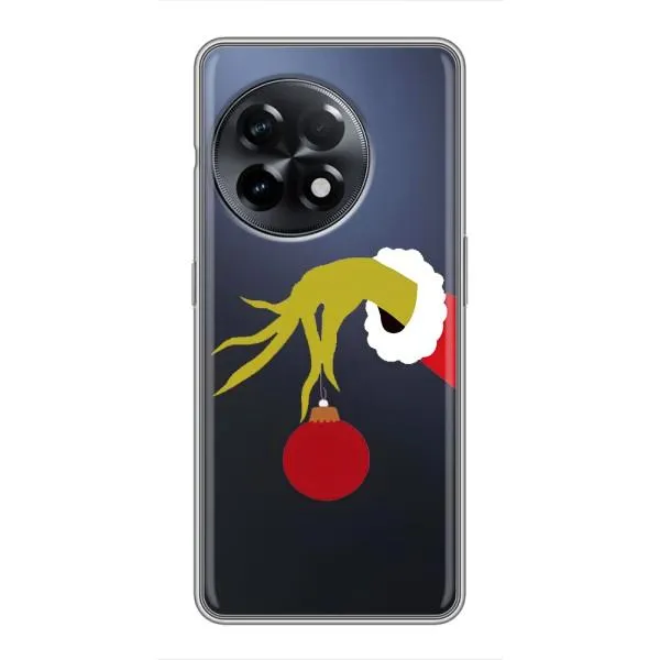 Чехол с принтом «Гринч с игрушкой» для OnePlus 11 Pro
