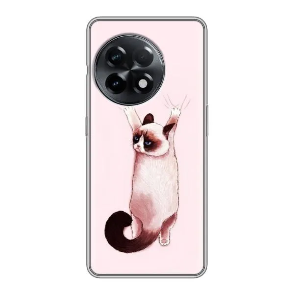 Чехол с принтом «Котик падает» для OnePlus 11 Чехол с принтом «Котик падает» для OnePlus 11