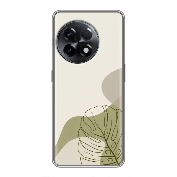 Чехол с принтом «Зеленая монстера дизайн» для OnePlus 11 Чехол с принтом «Зеленая монстера дизайн» для OnePlus 11