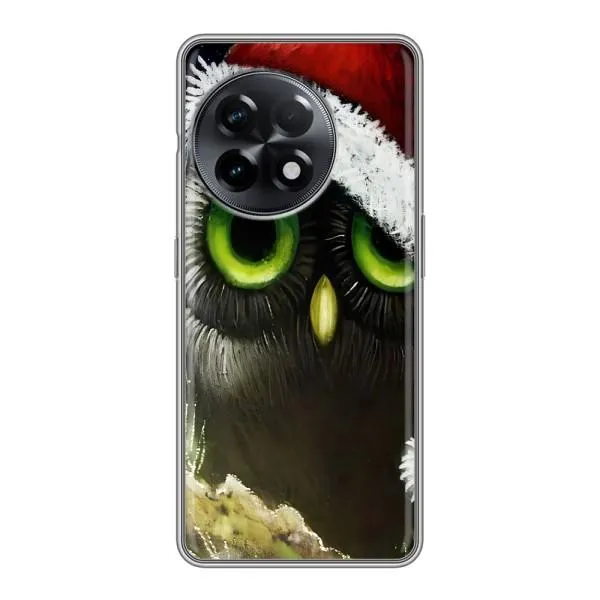 Чехол с принтом «Новогодняя Сова» для OnePlus 11