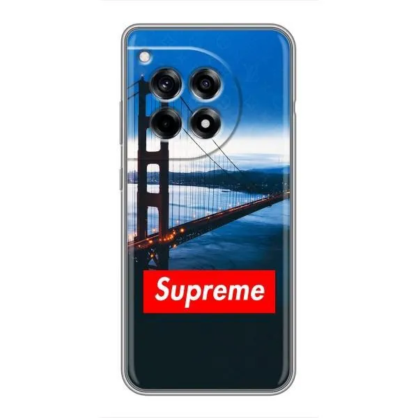 Чохол з принтом «Стиль Supreme» для OnePlus 12 Pro