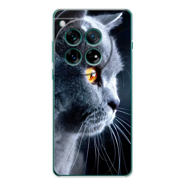 Чехол с принтом «Серый Кот» для OnePlus 12 Чехол с принтом «Серый Кот» для OnePlus 12