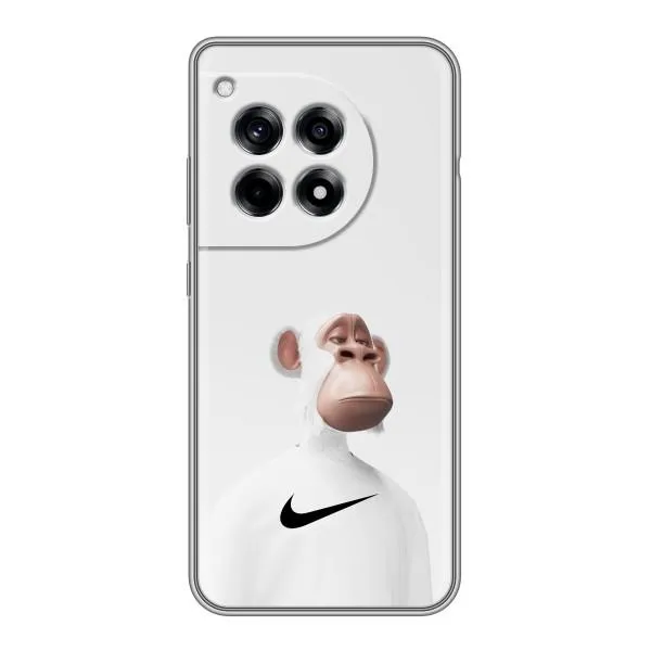 Чехол с принтом «обезьяна NFT Nike» для OnePlus 12R