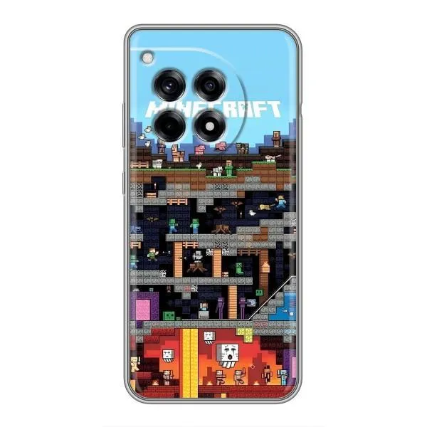 Чехол с принтом «фон Minecraft» для OnePlus 12R