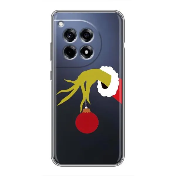 Чехол с принтом «Гринч с игрушкой» для OnePlus 12R