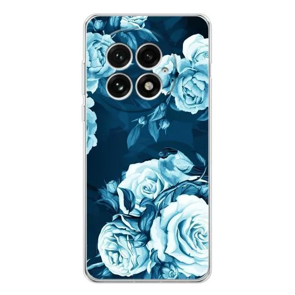 Чехол с принтом «Голубые Бутоны» для OnePlus 13 Чехол с принтом «Голубые Бутоны» для OnePlus 13