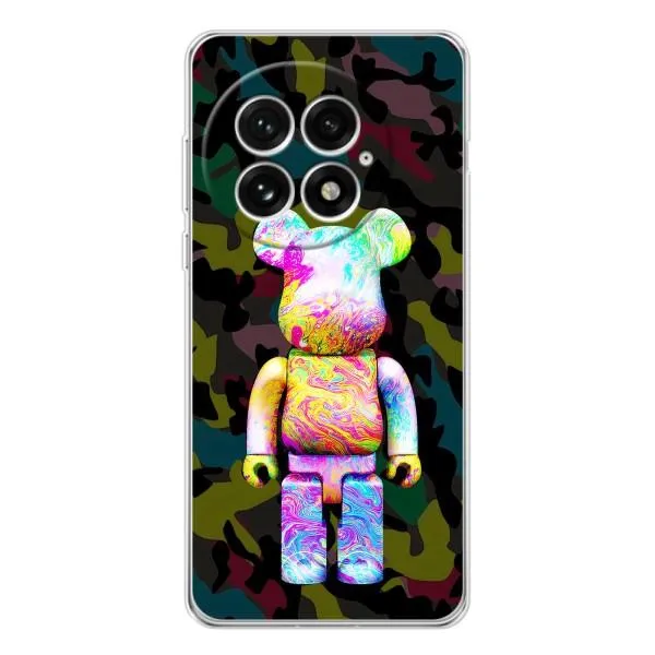 Чехол с принтом «Яркий Bearbrick» для OnePlus 13