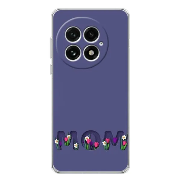 Чехол с принтом «Мама в цветах» для OnePlus 13