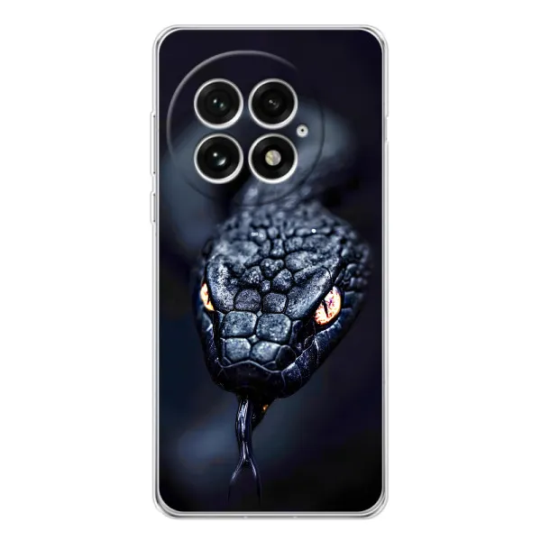 Чехол с принтом «Черная змея» для OnePlus 13 Чехол с принтом «Черная змея» для OnePlus 13