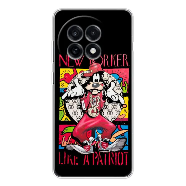 Чехол с принтом «Мультяшный Волк» для OnePlus 13R
