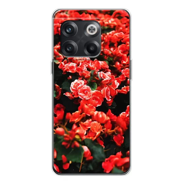 Чехол с принтом «Цветы красные» для OnePlus 13s Чехол с принтом «Цветы красные» для OnePlus 13s