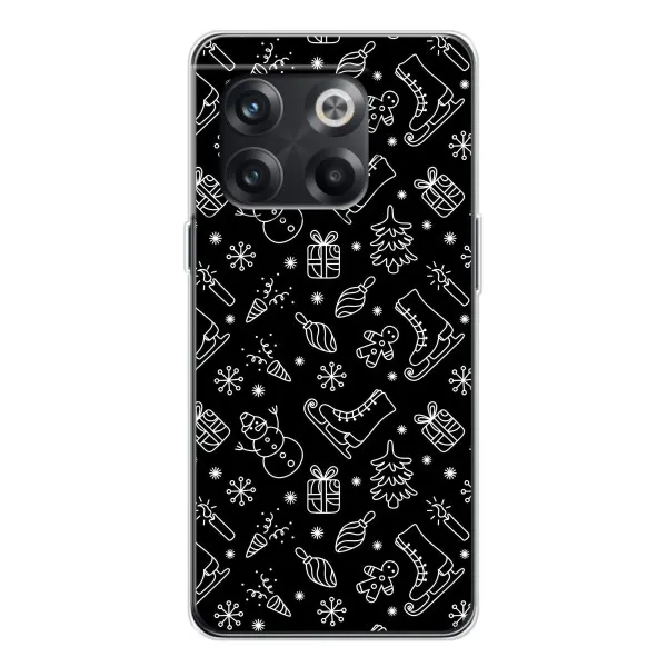 Чехол с принтом «Новогодний фон» для OnePlus 13s
