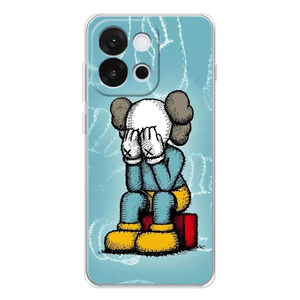 Чохол з принтом «Плач Bearbrick» для OnePlus 13T