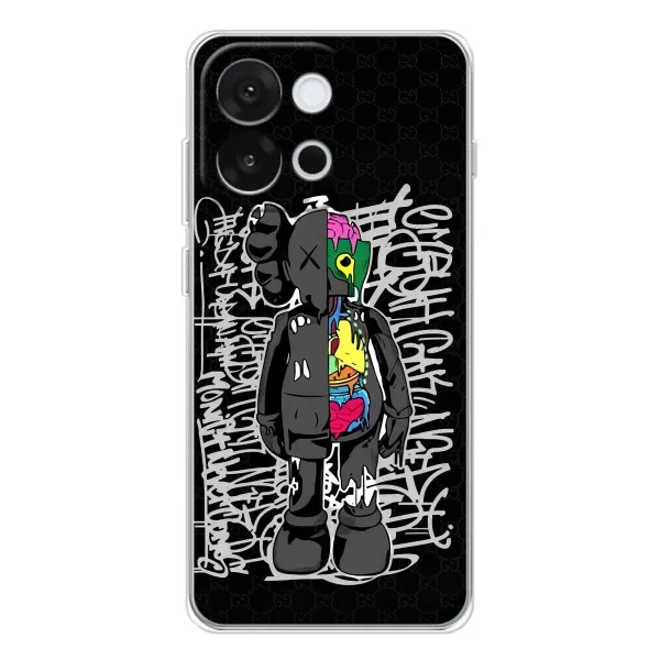 Чохол з принтом «Стиль Bearbrick» для OnePlus 13T