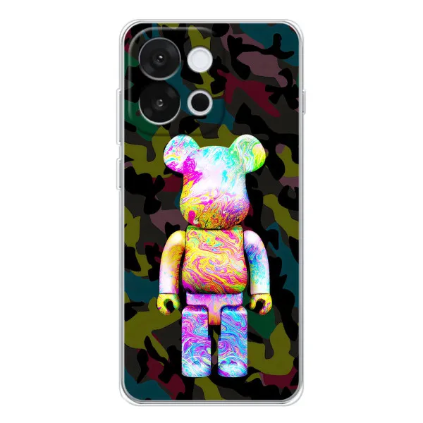 Чохол з принтом «Яскравий Bearbrick» для OnePlus 13T