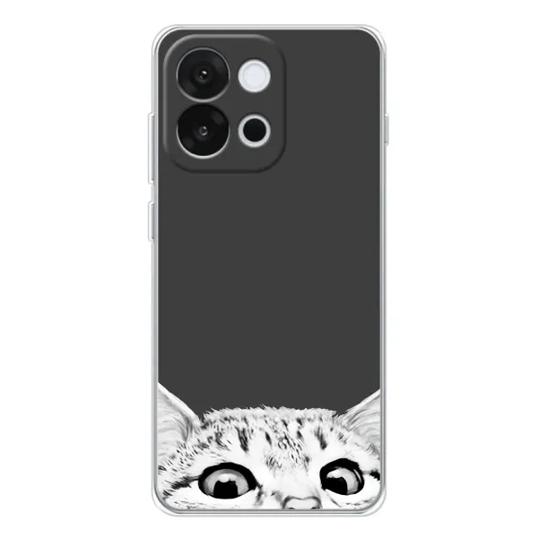 Чехол с принтом «Выглядывает кот» для OnePlus 13T