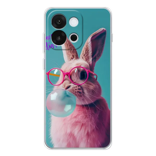 Чехол с принтом «Кролик в очках» для OnePlus 13T Чехол с принтом «Кролик в очках» для OnePlus 13T