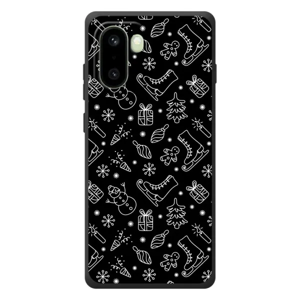 Чехол с принтом «Новогодний фон» для OnePlus 15R