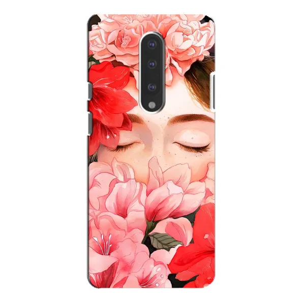 Чохол з принтом «Очі в квітах» для OnePlus 7 Pro