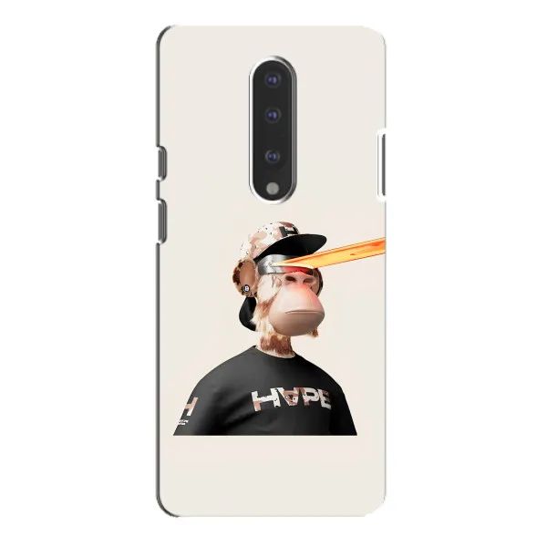 Чехол с принтом «обезьяна NFT в очках» для OnePlus 7 Pro