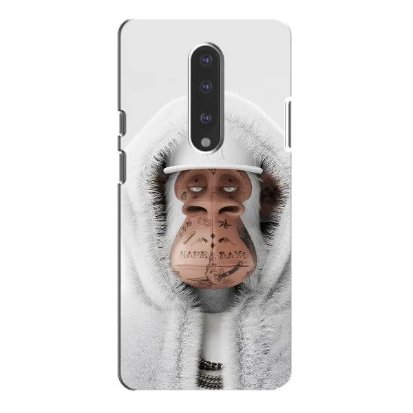Чехол с принтом «обезьяна NFT в тату» для OnePlus 7 Pro