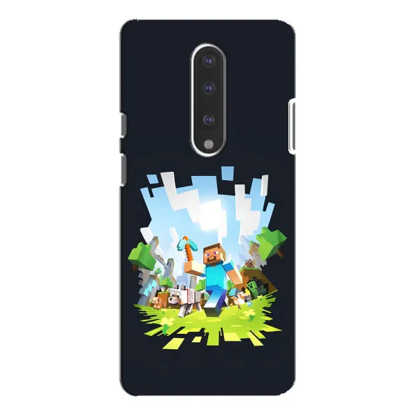 Чехол с принтом «персонажи Minecraft» для OnePlus 7 Pro Чехол с принтом «персонажи Minecraft» для OnePlus 7 Pro